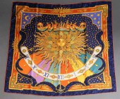 HERMES 'CARPE DIEM' SILK SCARF