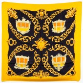 HERMES "CARROSSES D'OR" SILK S