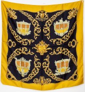 HERMES "CARROSSES D'OR" SILK S