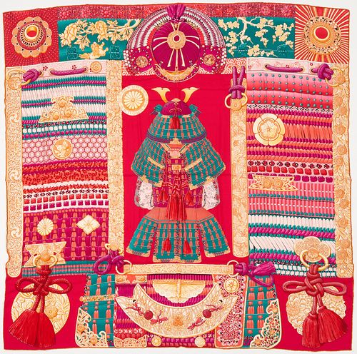 HERMES CASHMERE & SILK SCARF,