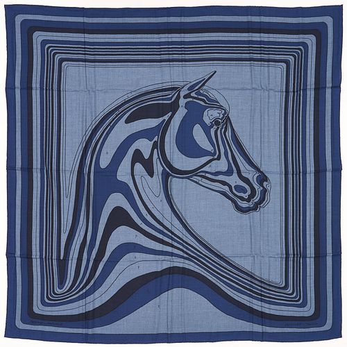 HERMES CASHMERE & SILK SHAWL, 140