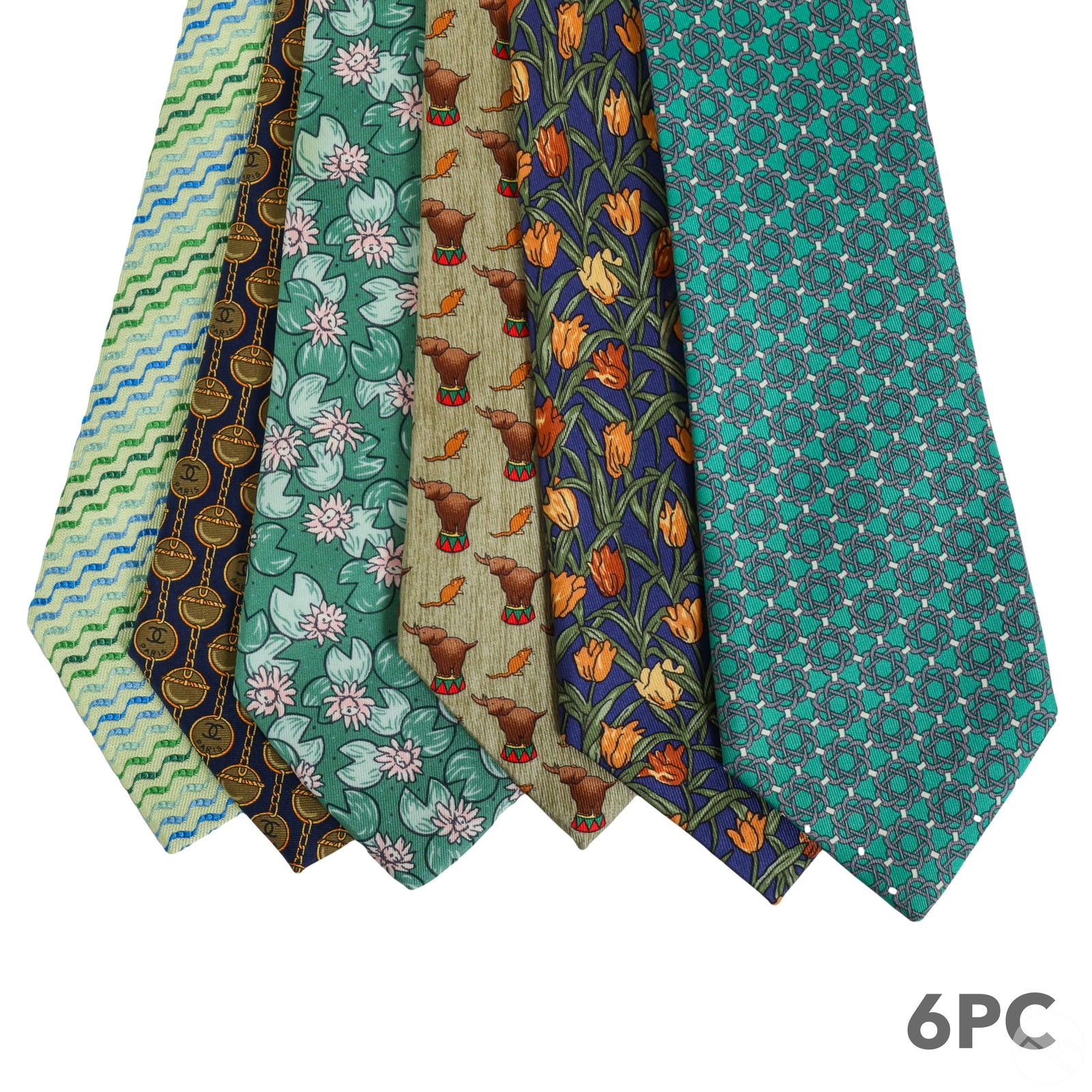 HERMES & CHANEL FRENCH MENS SILK