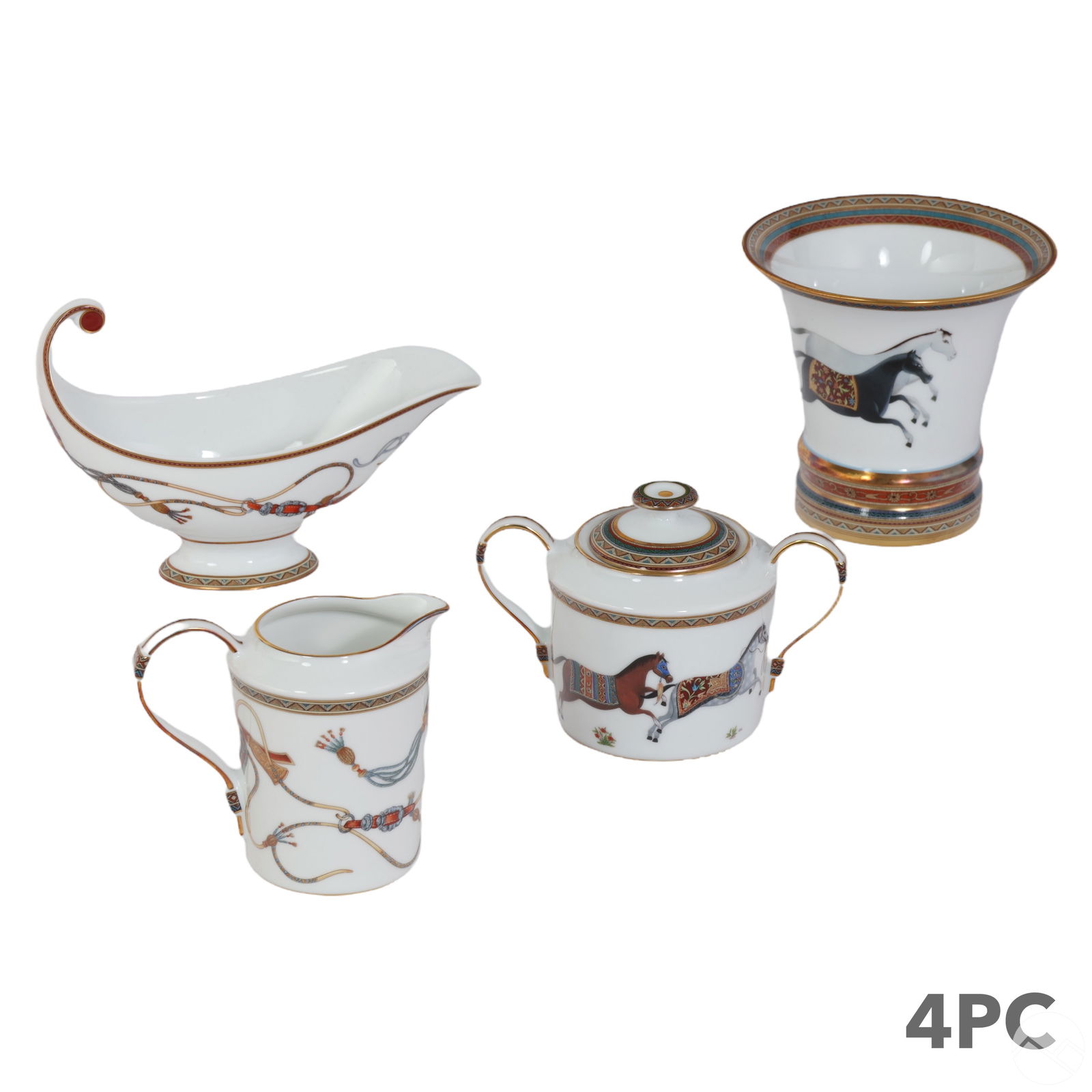 HERMES CHEVAL D' ORIENT CREAM SUGAR