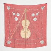 HERMES, CHIFFON SILK "MUSIQUE