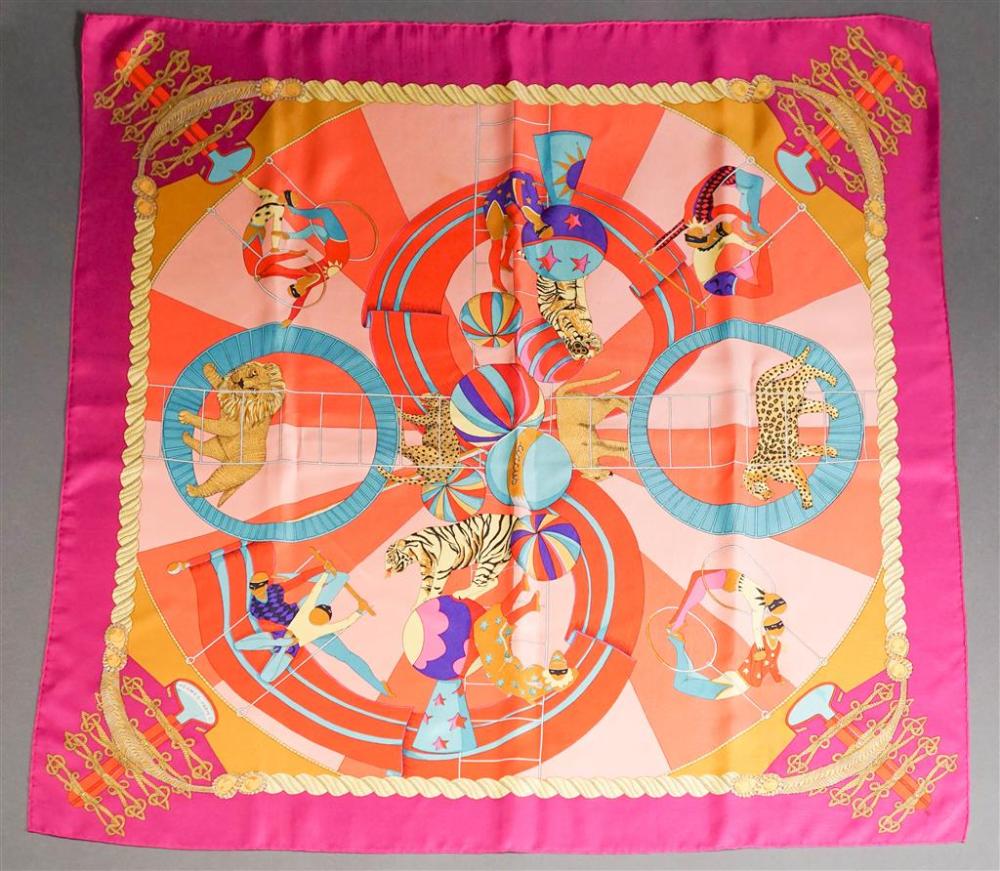 HERMES 'CIRCUS' SILK SCARFHermes