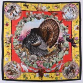 HERMES COMMEMORATIVE SILK SCAR