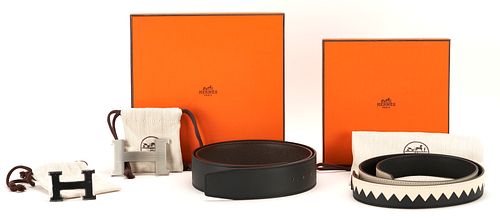 HERMES CONSTANCE H REVERSIBLE BELT,