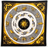 HERMES "DIES ET HORE" SILK SCA