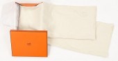 HERMES ECRU CASHMERE STOLEHerm
