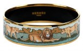 HERMES ENAMEL BANGLE BRACELETg