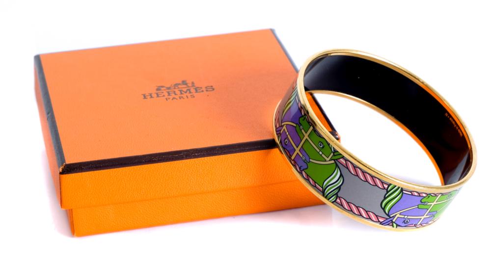 HERMES ENAMEL EQUESTRIAN HORSE