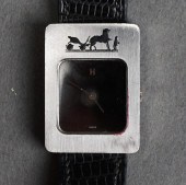 HERMES EQUIPAGE LOGO QUARTZ WR
