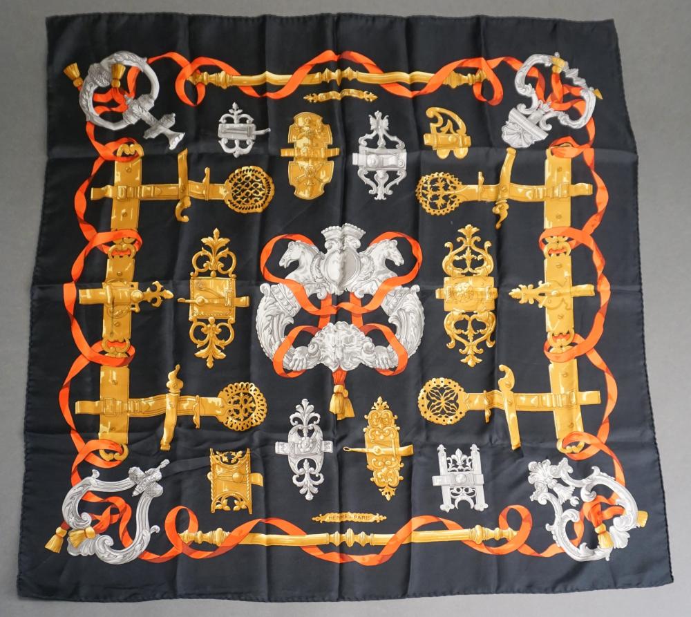 HERMES 'FERRONNERIE' SILK