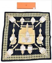 HERMES "FEUX DE ROUTE" SILK SC
