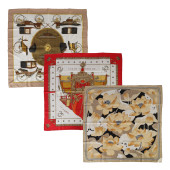 HERMES FRENCH DESIGNER SILK SC