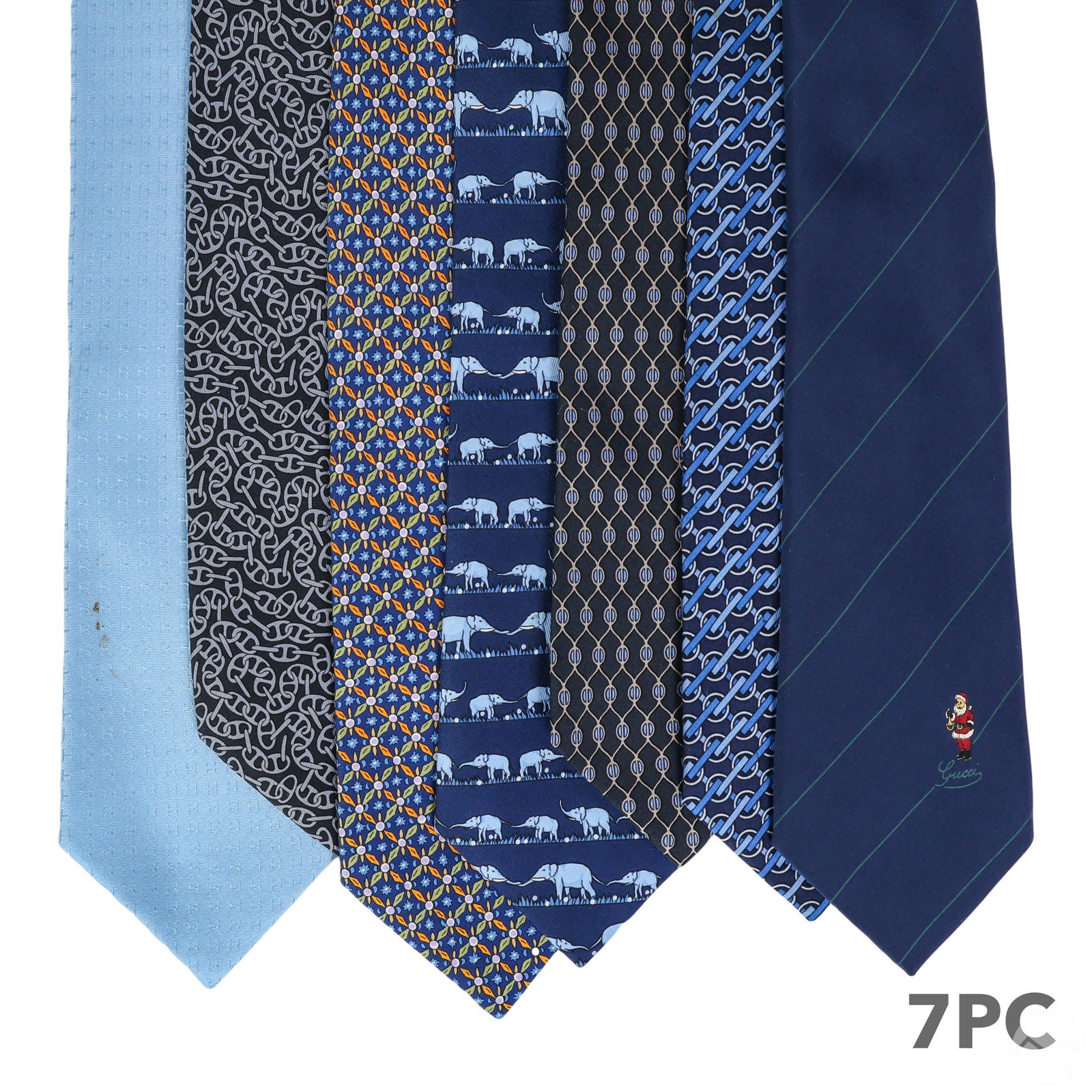 HERMES & GUCCI DESIGNER SILK MENS