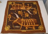 HERMES "HARMAIS DE COUR" SILK