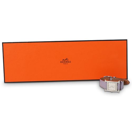 HERMES HEURE H LEATHER BAND