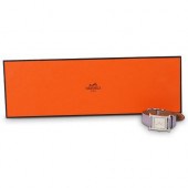 HERMES HEURE H LEATHER BAND WA