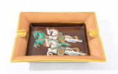 HERMES HORSES SCENE PORCELAIN