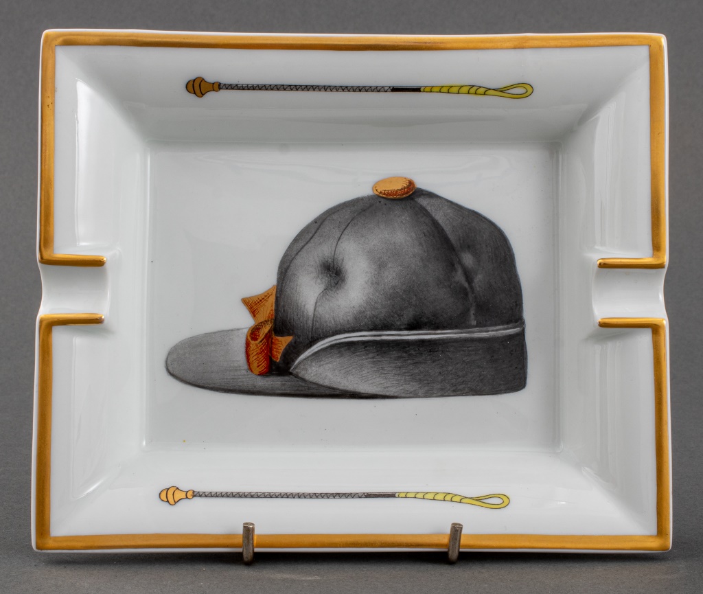 HERMES JOCKEY CAP PORCELAIN CIGAR