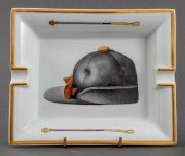 HERMES JOCKEY CAP PORCELAIN CI