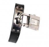 HERMES KELLY LOCK WATCH WITH B
