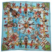 HERMES KERMIT OLIVER SILK SCAR