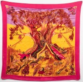 HERMES "KUGGOR TREE" CASHMERE
