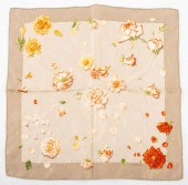 HERMES "LA ROSEE" SILK TWILL P