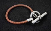 HERMES LEATHER CHORD BRACELET