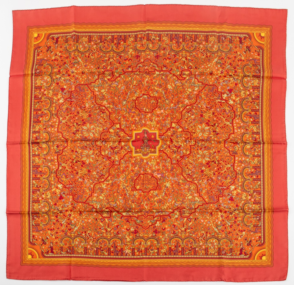 HERMES "LES JARDINS D'ARMENIE" SILK