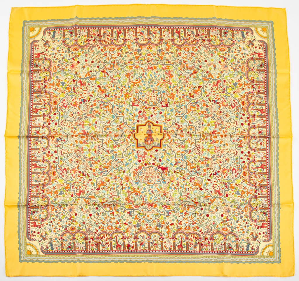 HERMES "LES JARDINS D'ARMENIE" SILK