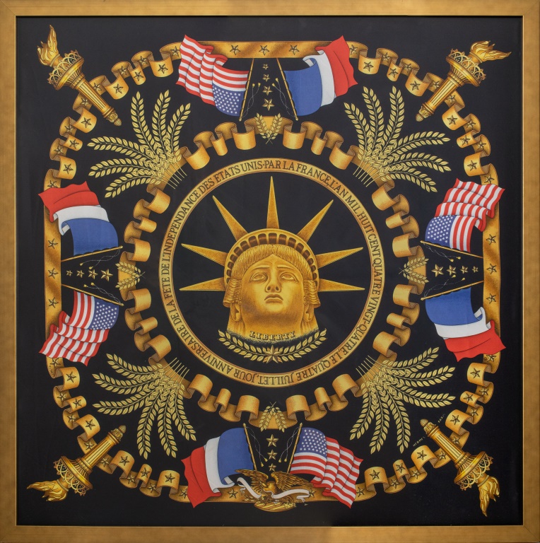HERMES "LIBERTY" SILK SCARF
