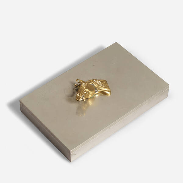 Hermès. lidded box. c. 1955,