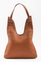 HERMES MASSAI CAMEL LEATHER SH