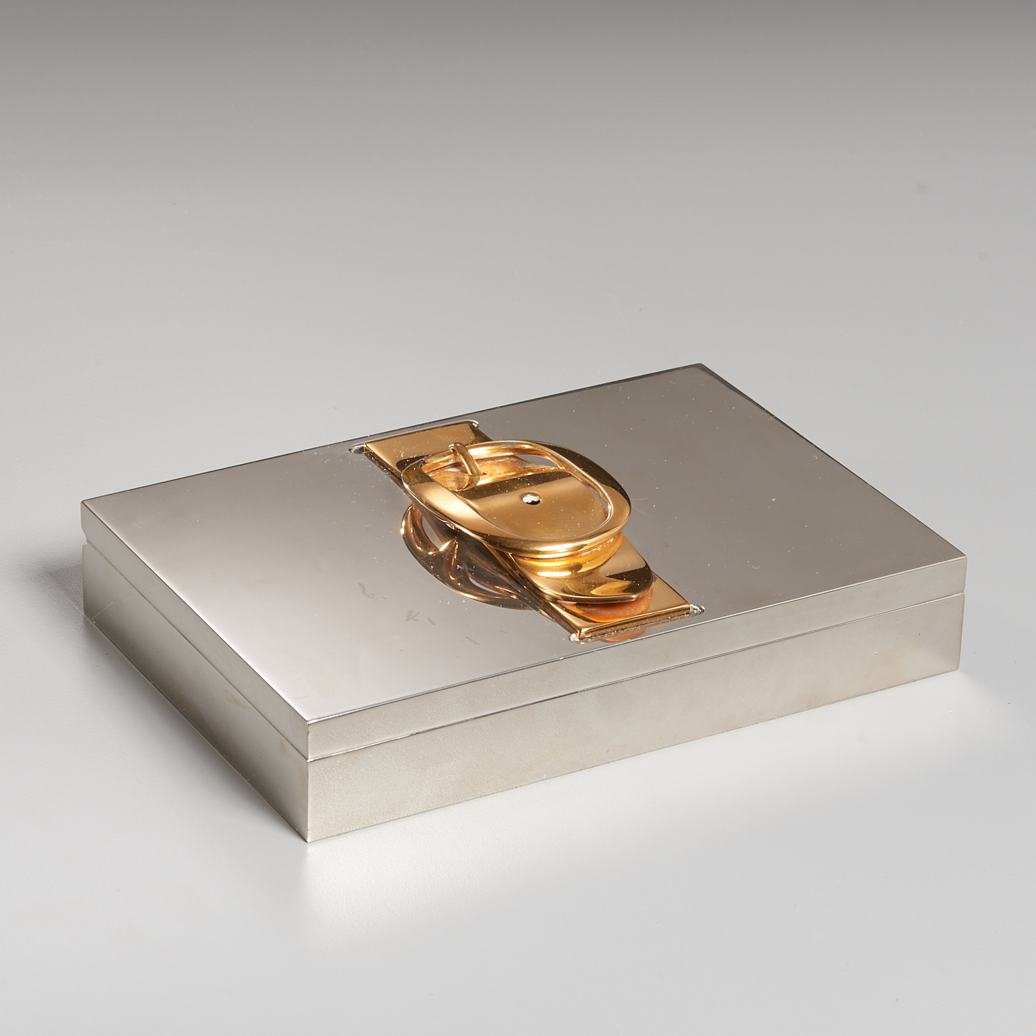HERMES MIXED METAL BOX 20th c.,