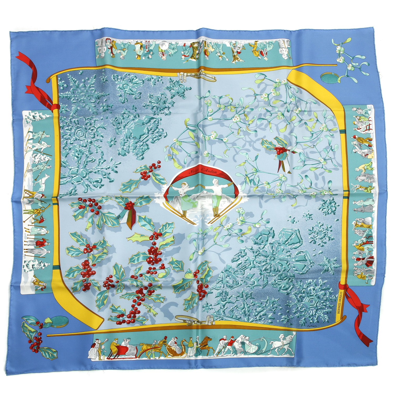 HERMES NEIGE D'ANTAN SIK SCARF