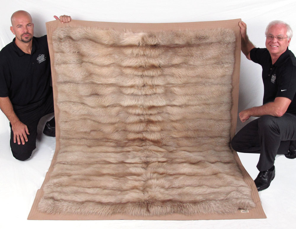 HERMES ORYLAG FUR BLANKET: