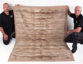 HERMES ORYLAG FUR BLANKET: Lux