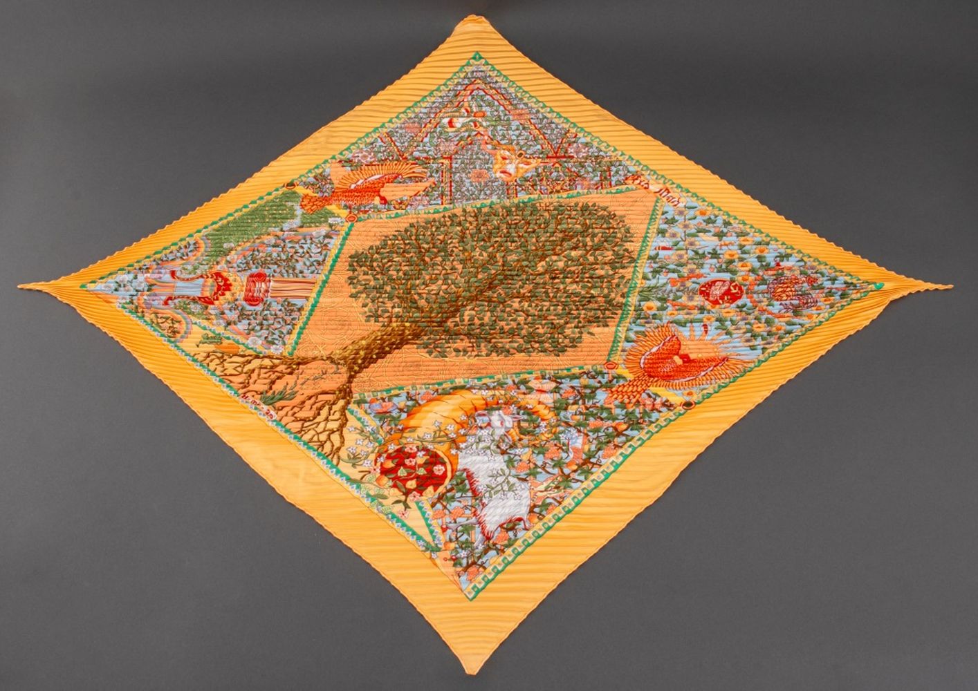 HERMES PARIS "AXIS MUNDI" SILK
