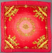 HERMES PARIS "COSMOS" SILK SCA