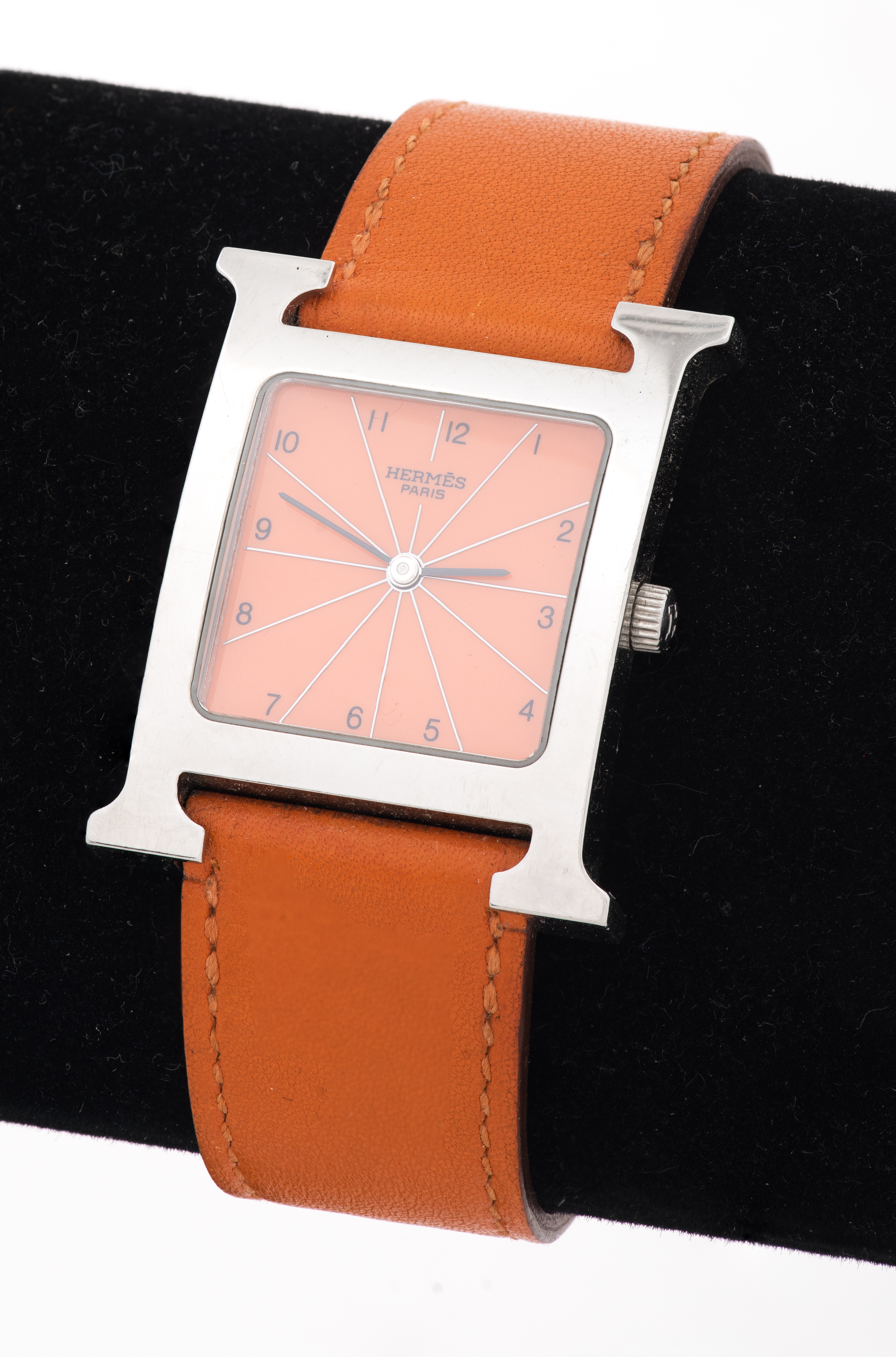 HERMES PARIS "H" STAINLESS STEEL