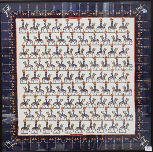 HERMES-PARIS "LES ARTIFICIERS" SILK