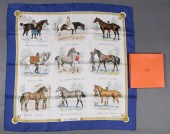HERMES, PARIS SILK SCARF: "LES
