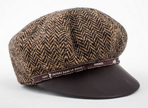 HERMES PARIS TWEED &AMP; LEATHER