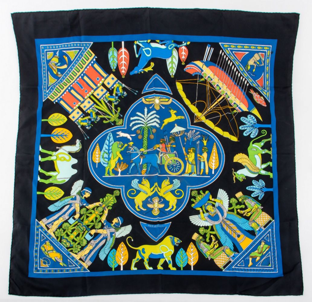 HERMES "PERSEPOLIS" SQUARE SILK