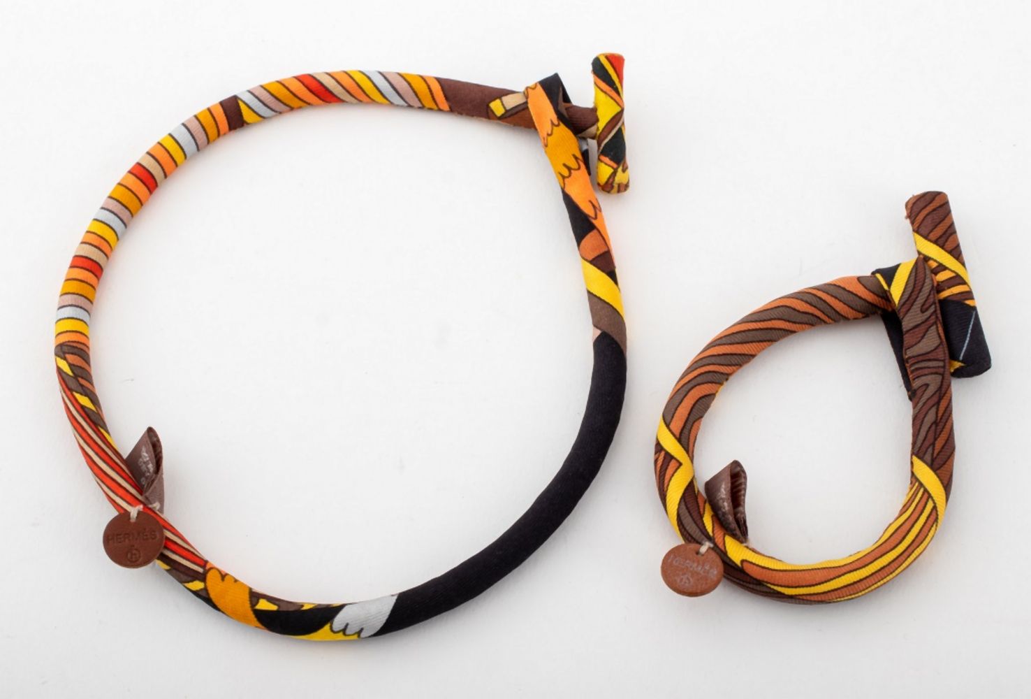 HERMES PETIT H SILK BRACELET, 2