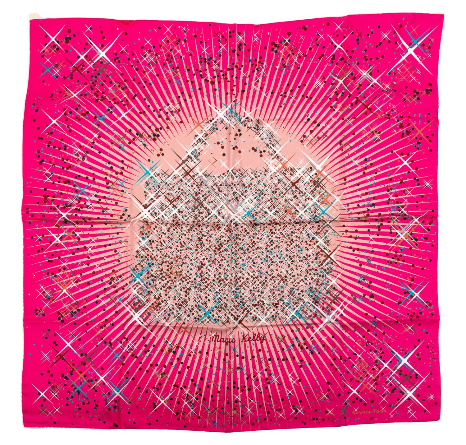 HERMES PINK "MAGIC KELLY" SILK
