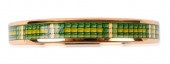 HERMES PRINTED ENAMEL AND GILT